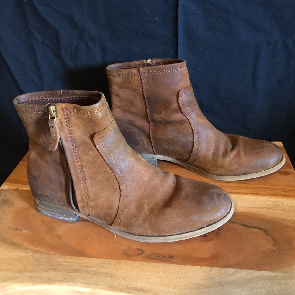 Booties leather